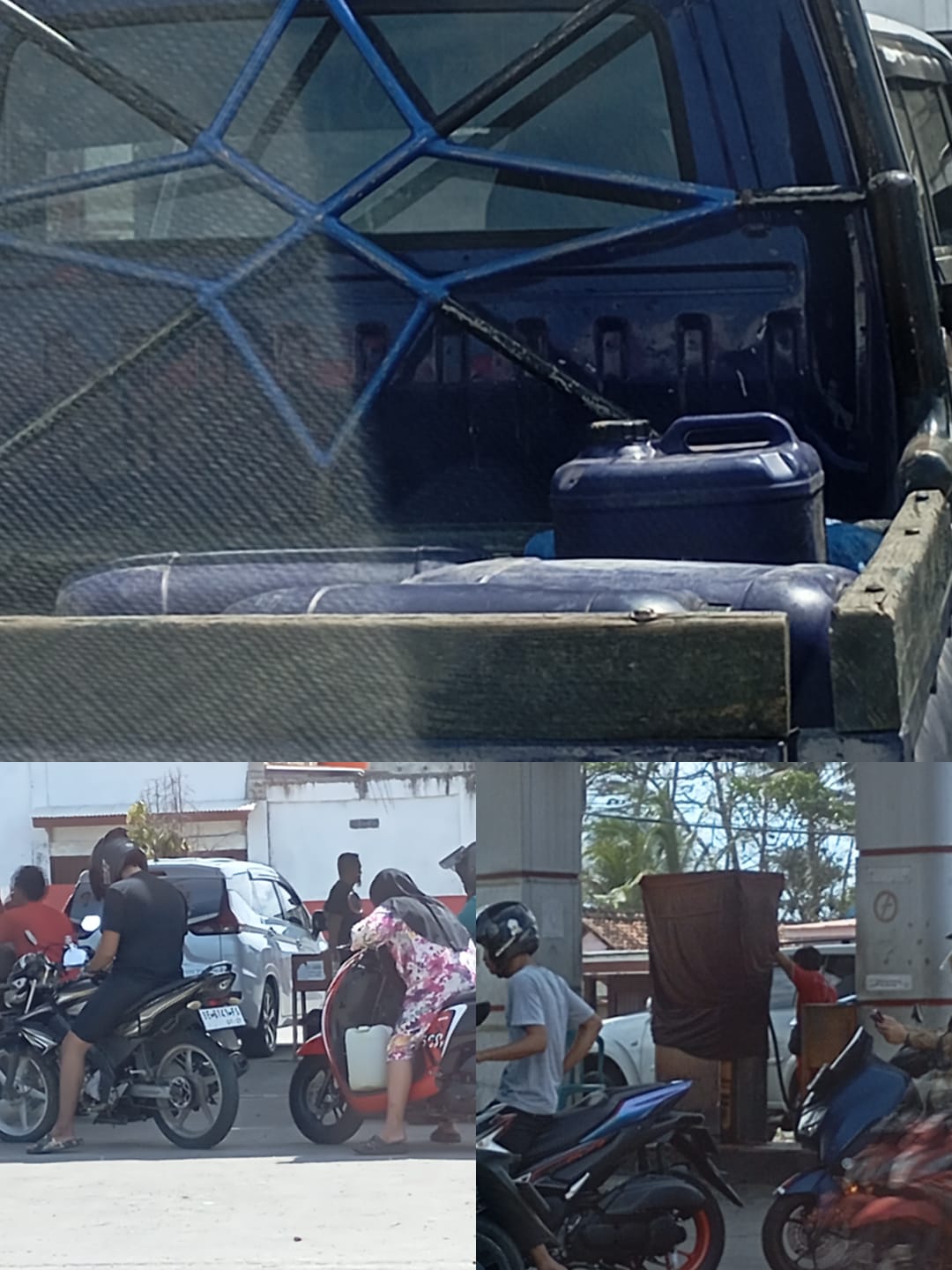 Wooooow SPBU Samhardi Saleh Kebal Hukum Ngecor Pakai Drejen Siang Hari